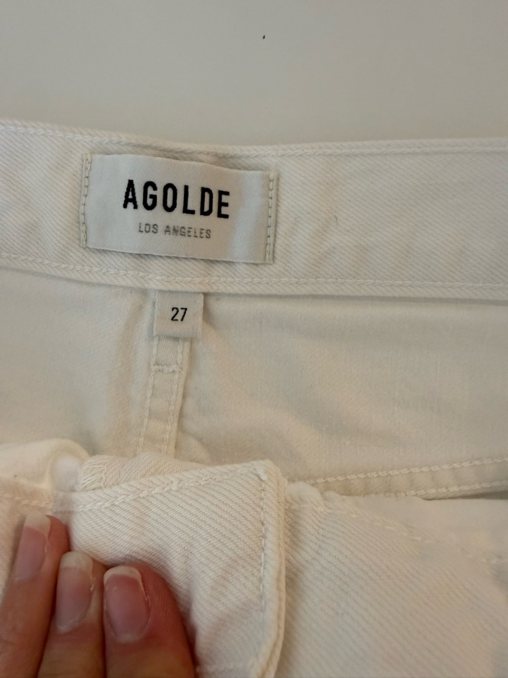 Agolde Cooper Cargo Straight Leg
Jeans White Sz 27 - Picture 10 of 16